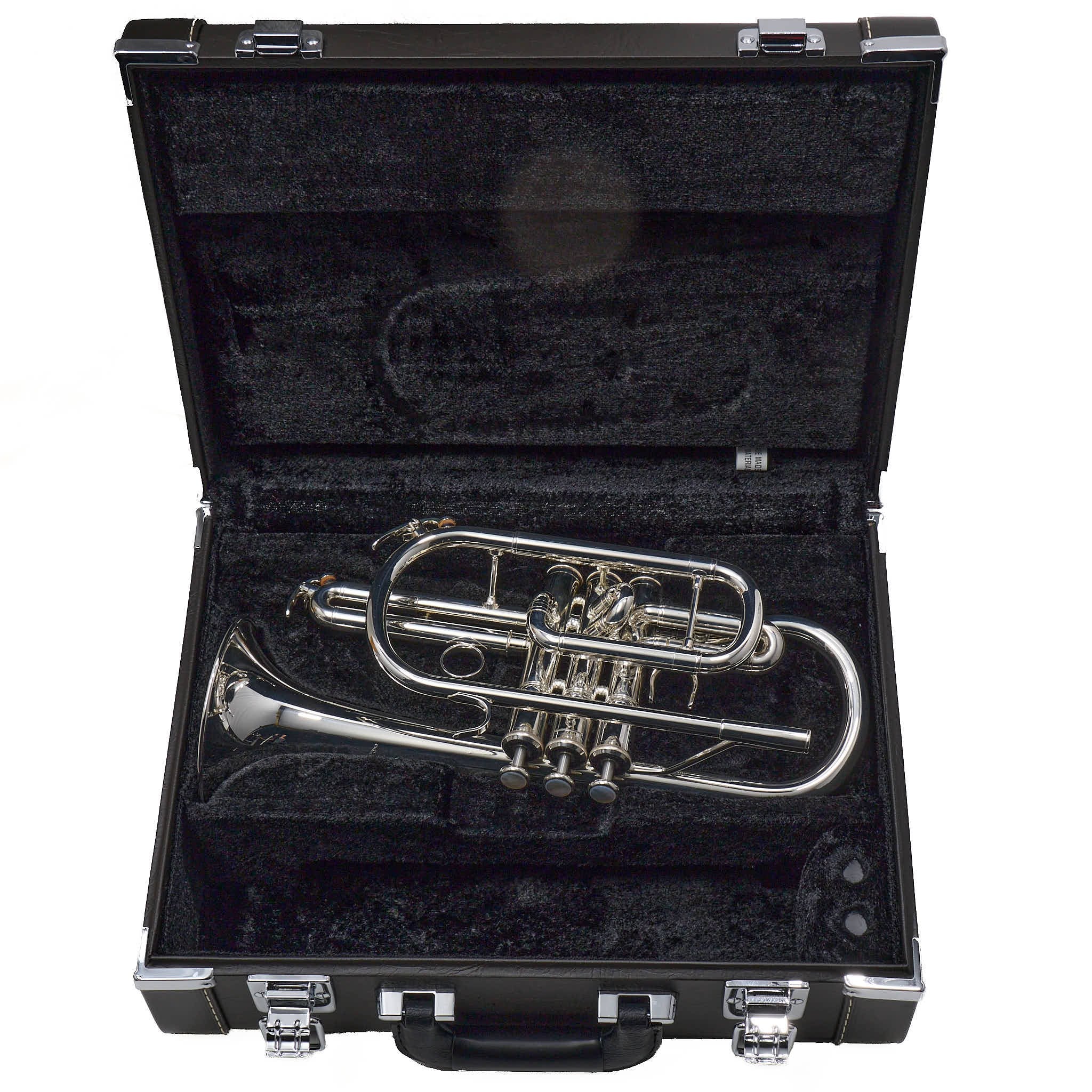 Yamaha YCR-6335IIS Professional Shepard's Crook Cornet in Silver Plate
