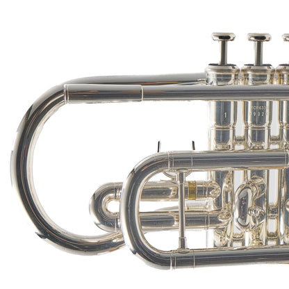 Yamaha YCR-6335IIS Professional Shepard's Crook Cornet in Silver Plate