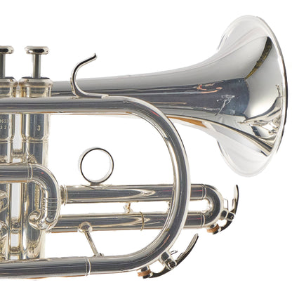 Yamaha YCR-6335IIS Professional Shepard's Crook Cornet in Silver Plate