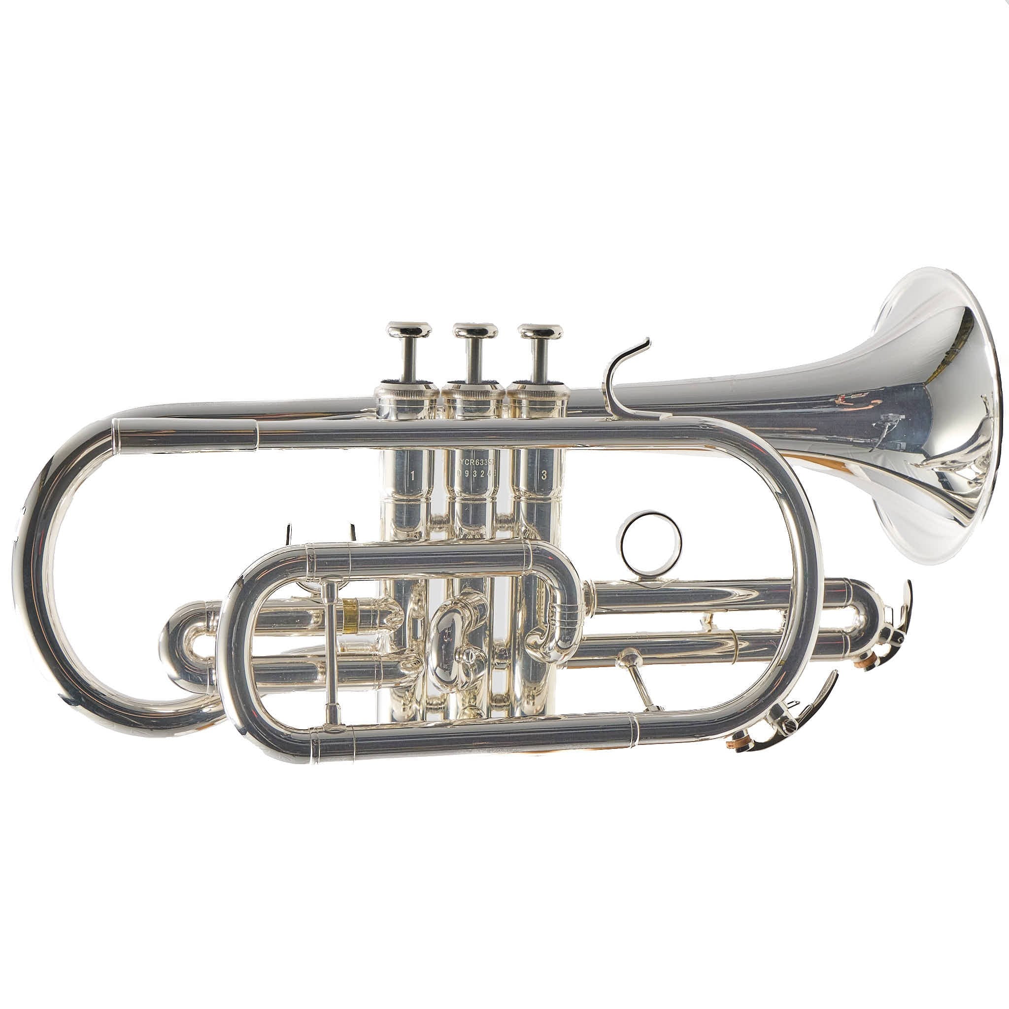 Yamaha YCR-6335IIS Professional Shepard's Crook Cornet in Silver Plate