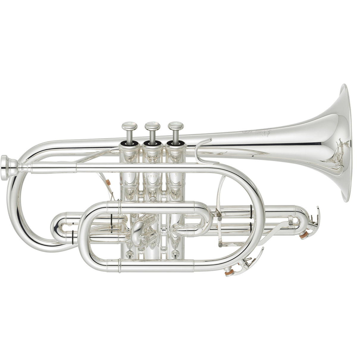 Yamaha YCR-8335IIS 'Neo' Custom Professional Bb Cornet in Silver Plate
