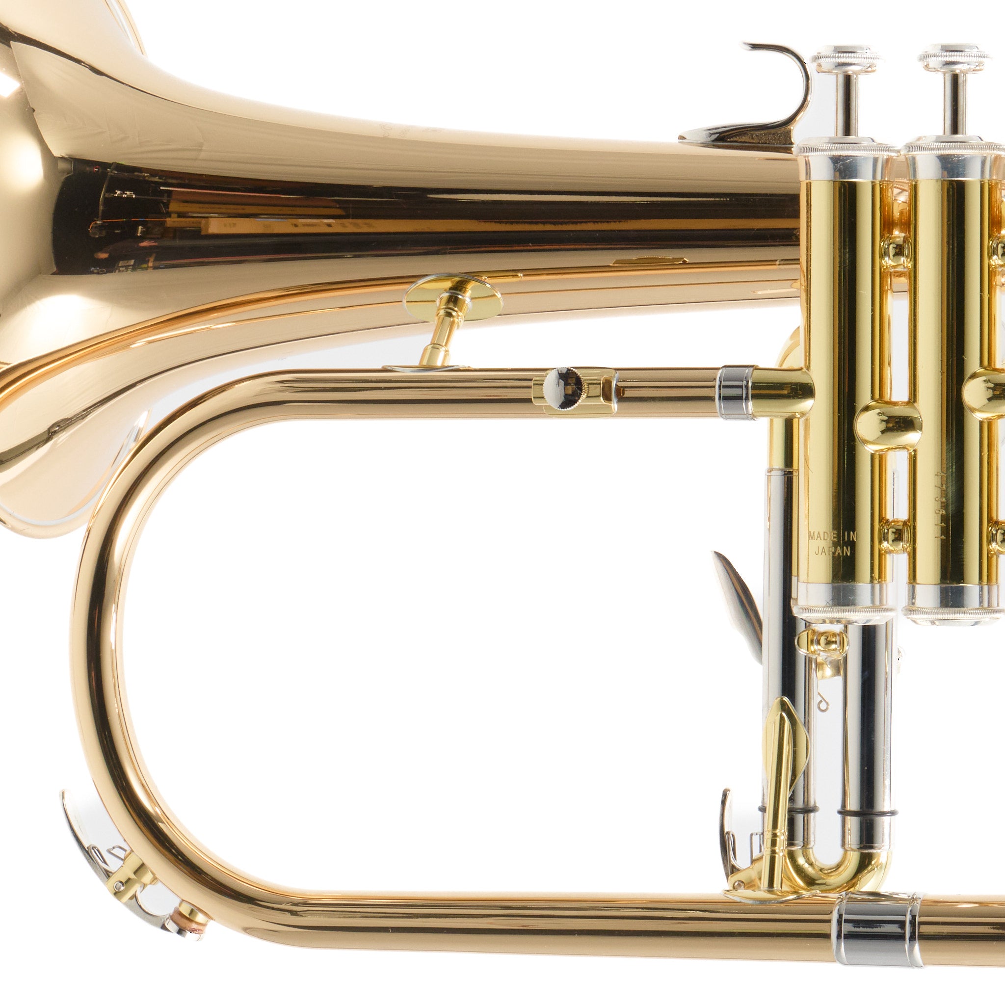 Yamaha YFH-631G Professional Flugelhorn with Gold Brass Bell in Lacquer