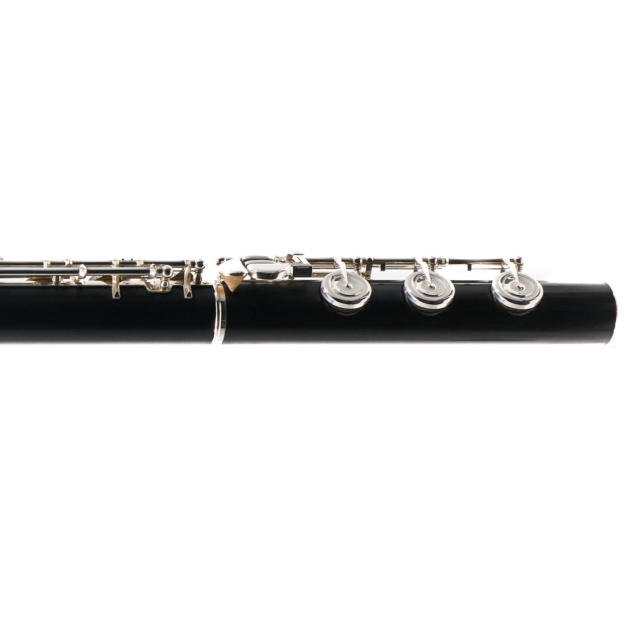 Yamaha YFL-894HW Handmade Wood Flute with Silver Mechanism