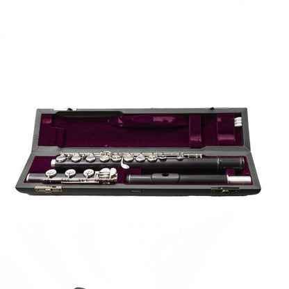 Yamaha YFL-894HW Handmade Wood Flute with Silver Mechanism