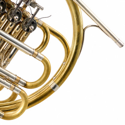 Yamaha YHR-871DU F/Bb Professional French Horn in Unlacquered Brass
