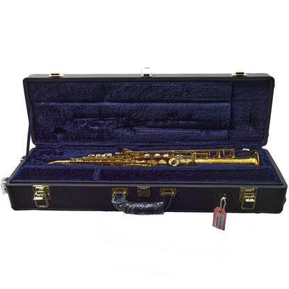 Yamaha YSS-82ZRU 'Custom Z' Professional Soprano Saxophone in Raw Brass
