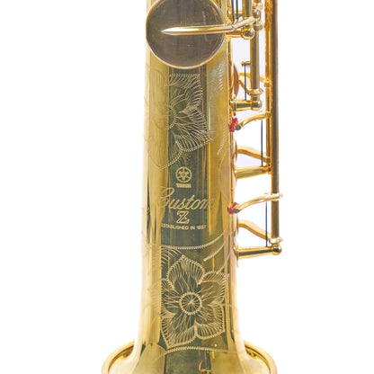Yamaha YSS-82ZRU 'Custom Z' Professional Soprano Saxophone in Raw Brass