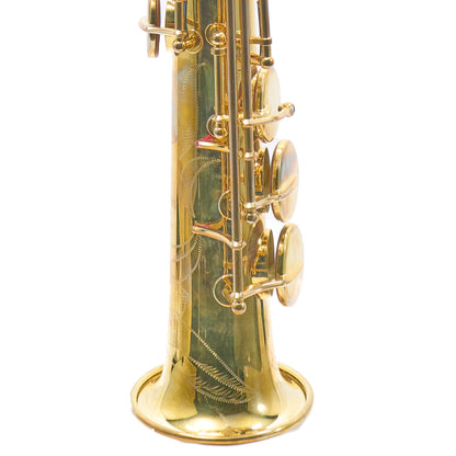 Yamaha YSS-82ZRU 'Custom Z' Professional Soprano Saxophone in Raw Brass