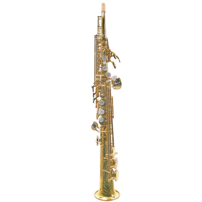Yamaha YSS-82ZRU 'Custom Z' Professional Soprano Saxophone in Raw Brass