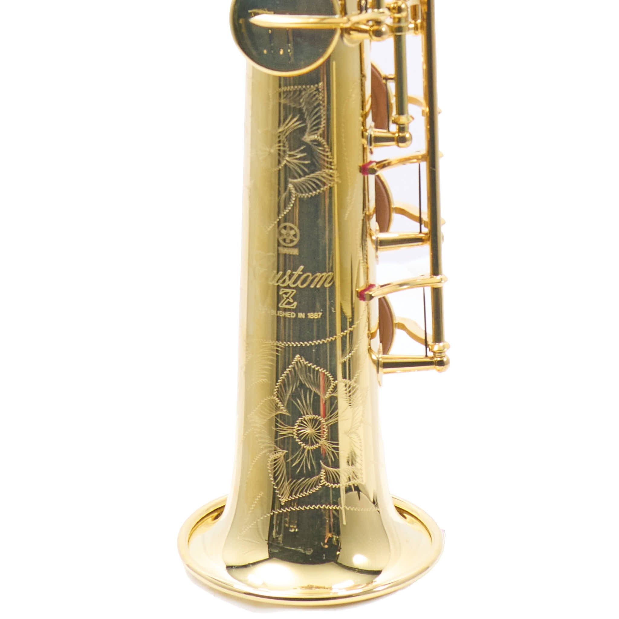 Yamaha YSS-82ZU Custom Soprano Saxophone in Unlacquered Brass