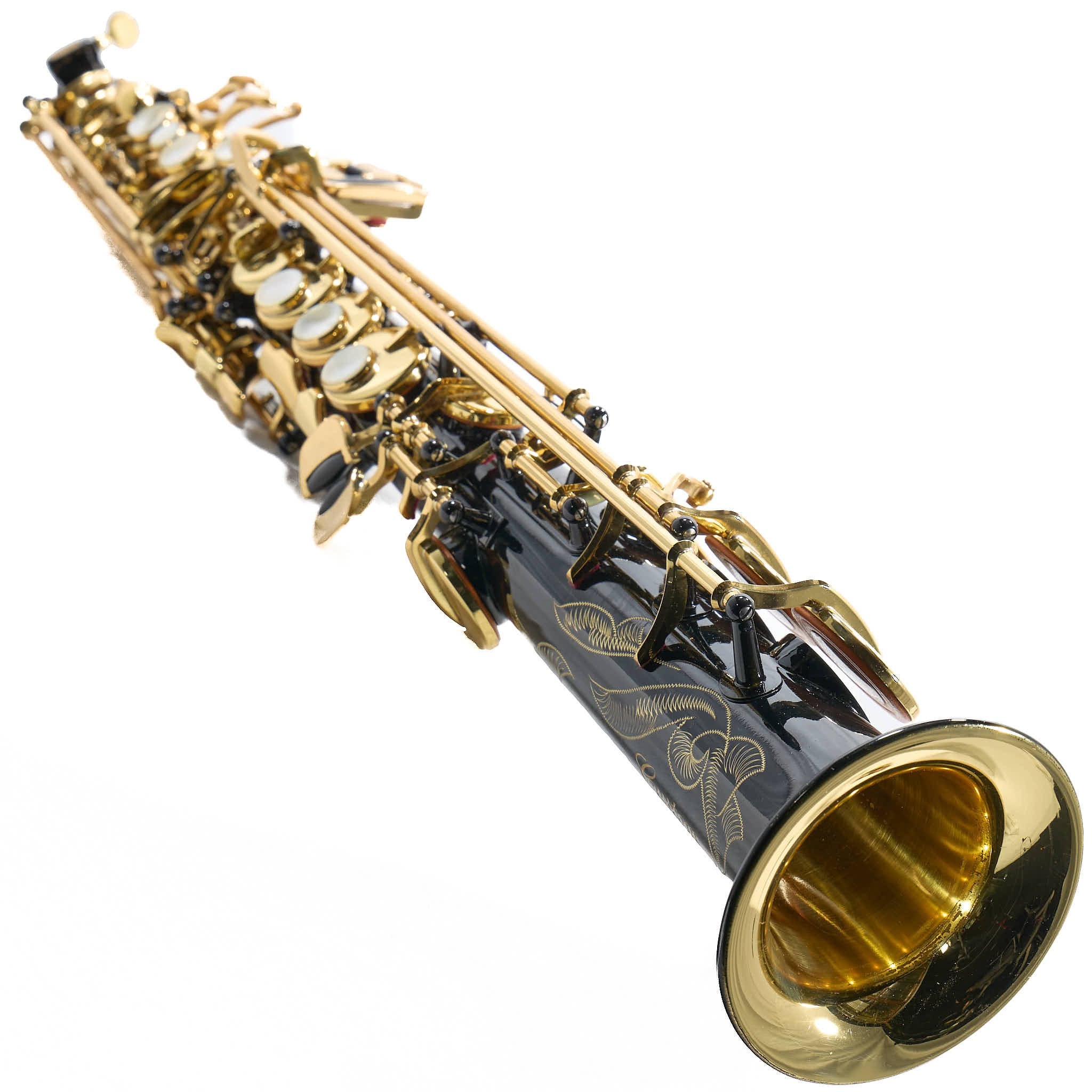 Yamaha YSS-875EXB 'Custom EX' Professional Soprano Saxophone in Black Lacquer