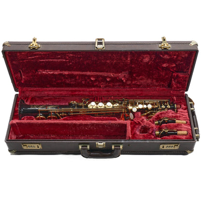 Yamaha YSS-875EXB 'Custom EX' Professional Soprano Saxophone in Black Lacquer