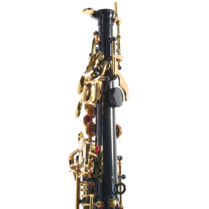 Yamaha YSS-875EXB 'Custom EX' Professional Soprano Saxophone in Black Lacquer