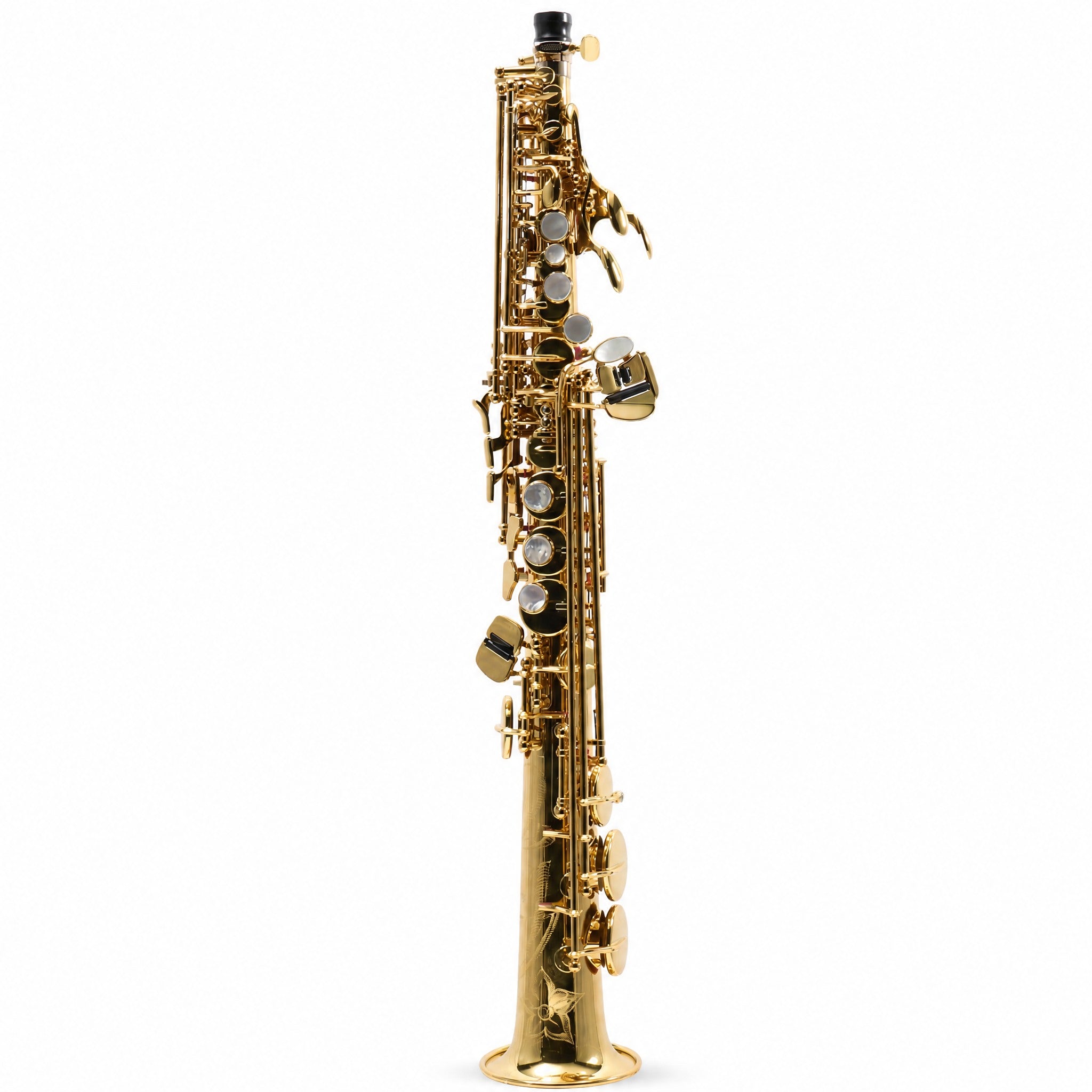 Yamaha YSS-875EXHG 'Custom EX' Professional Soprano Saxophone in Gold Lacquer