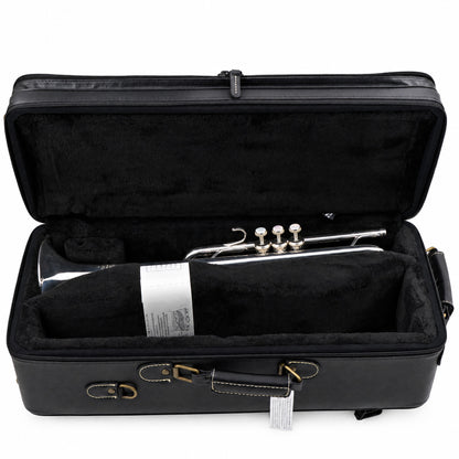 Yamaha YTR-9445NYS-YS-BR III Xeno Artist Model Professional C Trumpet in Silver Plate