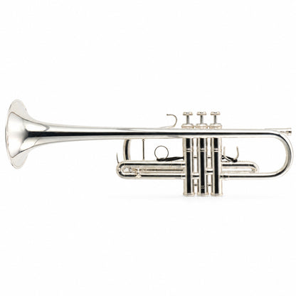 Yamaha YTR-9445NYS-YS-BR III Xeno Artist Model Professional C Trumpet in Silver Plate