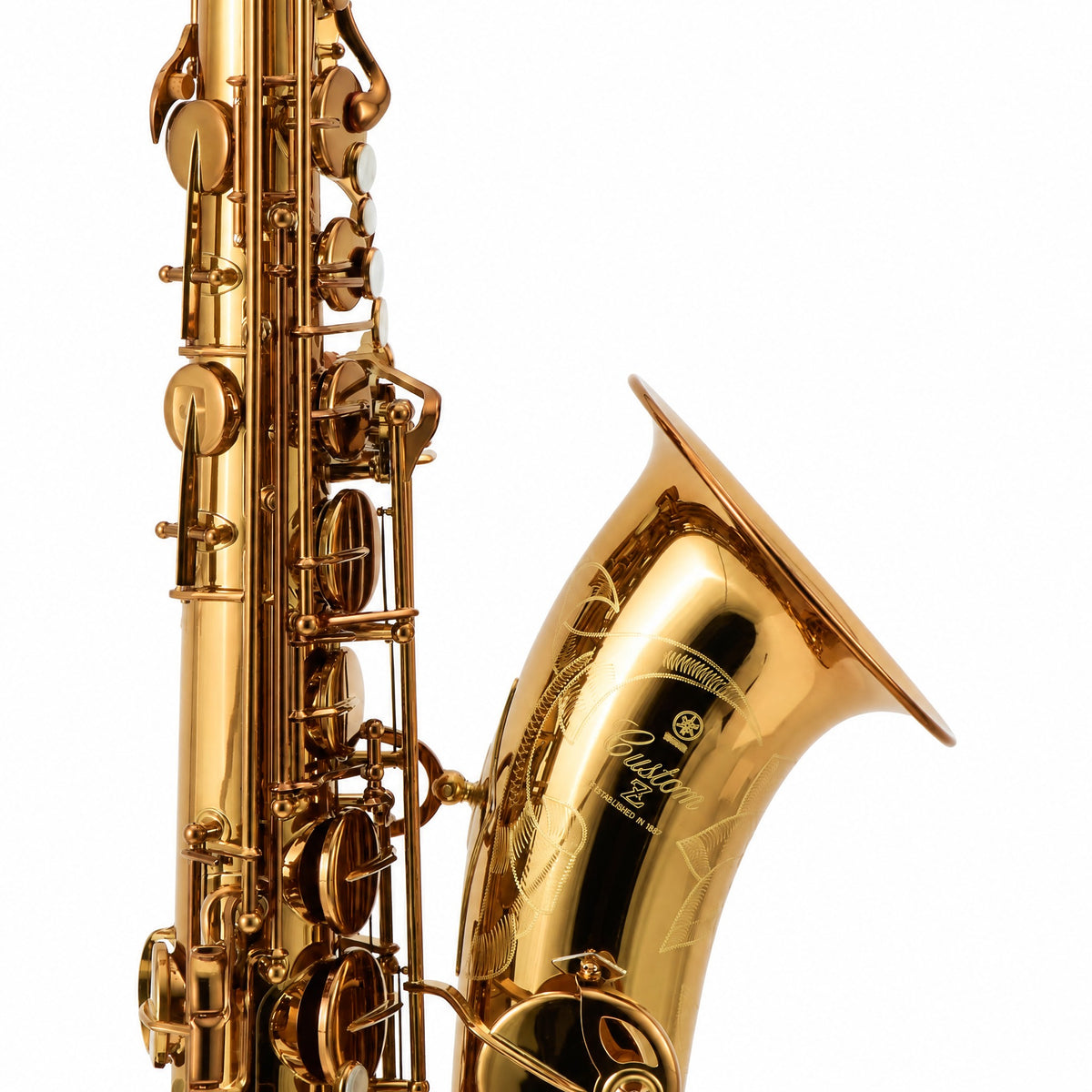 Yamaha YTS-82ZIIA 'Custom Z' Professional Tenor Saxophone in Amber Lacquer