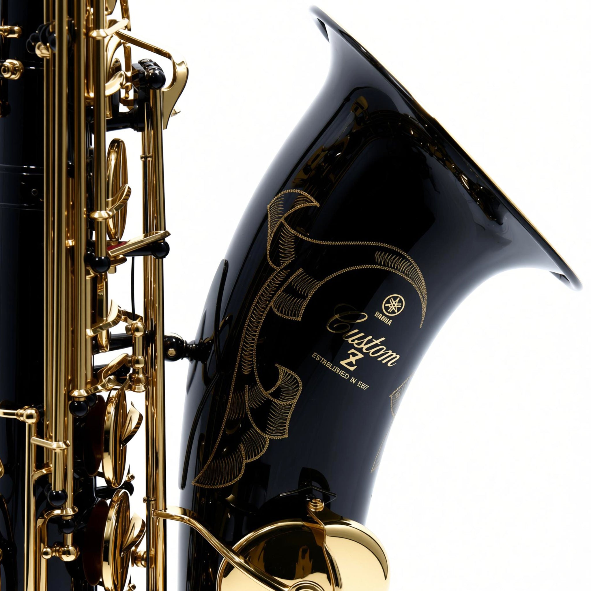 Yamaha YTS-82ZIIB 'Custom Z' Professional Tenor Saxophone in Black Lacquer