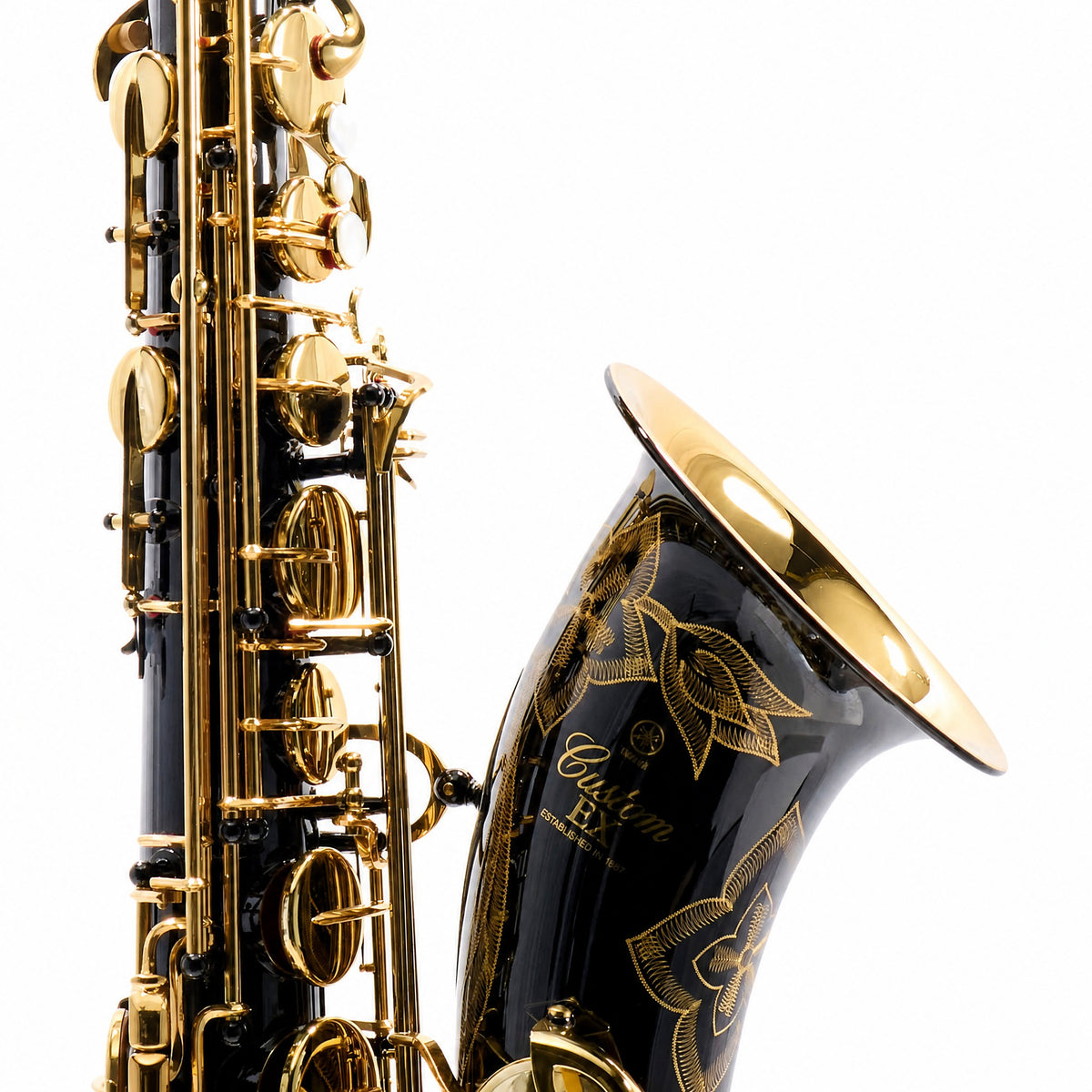 Yamaha YTS-875EXB 'Custom EX' Professional Bb Tenor Saxophone in Black Lacquer