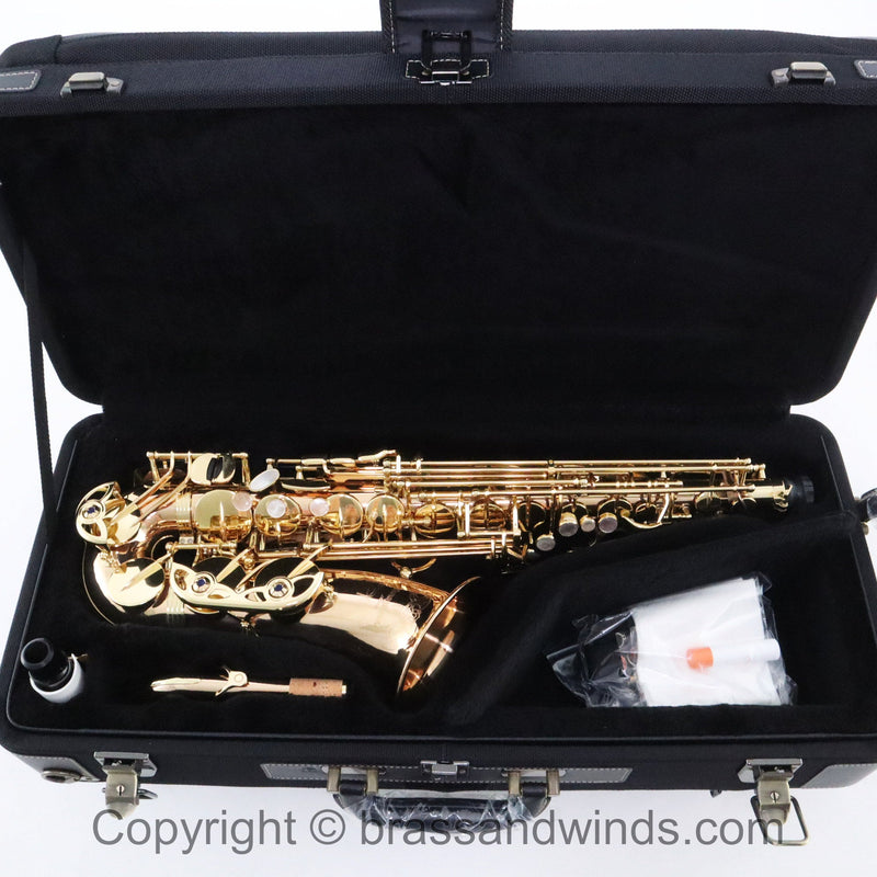 Yanagisawa Model AWO20 Elite Alto Saxophone SN 398596 SUPERB- for sale at BrassAndWinds.com