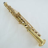 Yanagisawa Model SWO10 Professional Straight Soprano Saxophone MINT CONDITION- for sale at BrassAndWinds.com