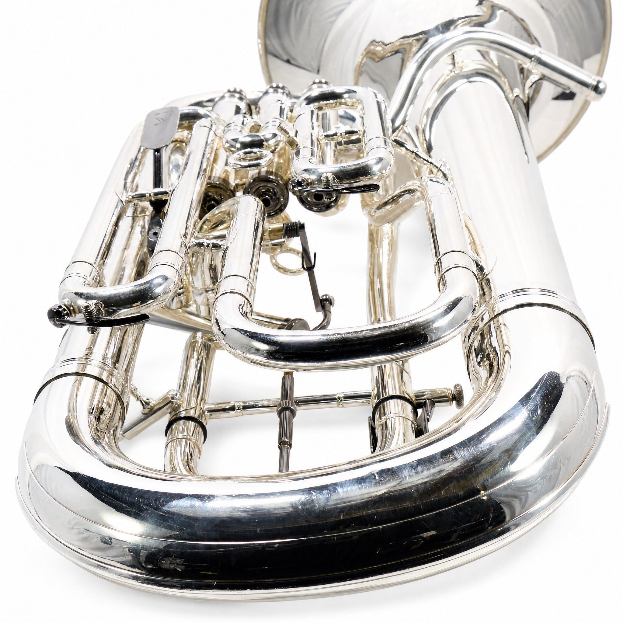 York 4052 'Eminence' Professional Compensating Euphonium in Silver Plate