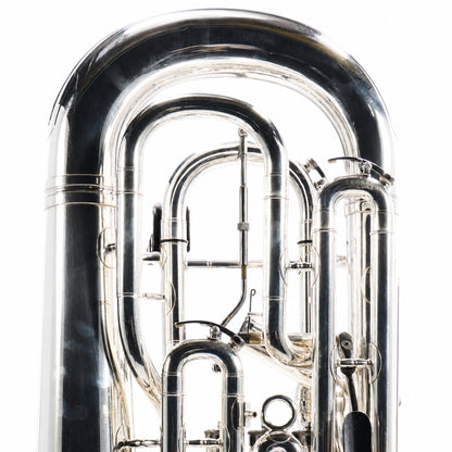 York 4052 'Eminence' Professional Compensating Euphonium in Silver Plate