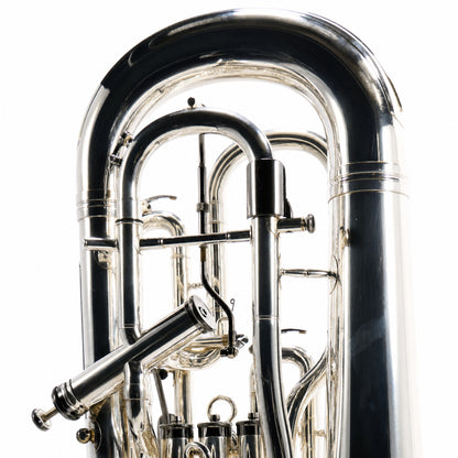 York 4052 'Eminence' Professional Compensating Euphonium in Silver Plate
