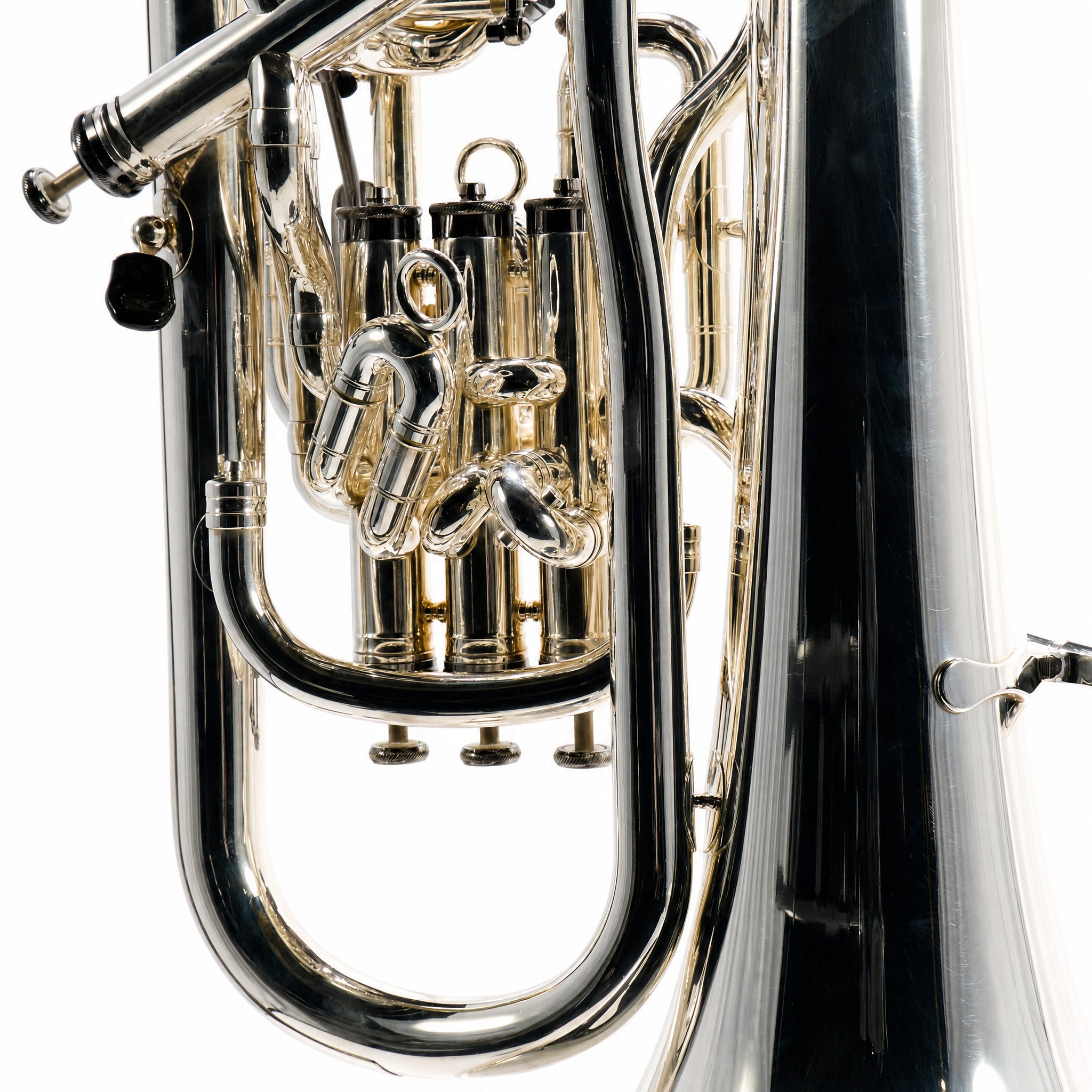 York 4052 'Eminence' Professional Compensating Euphonium in Silver Plate
