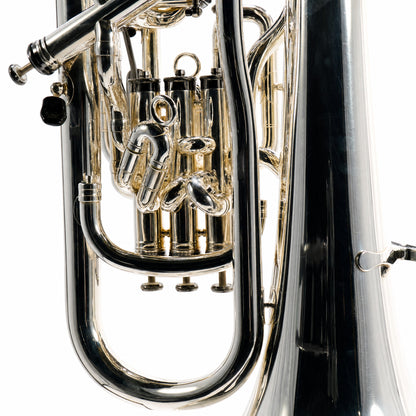 York 4052 'Eminence' Professional Compensating Euphonium in Silver Plate