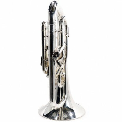 York 4052 'Eminence' Professional Compensating Euphonium in Silver Plate
