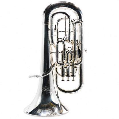 York 4052 'Eminence' Professional Compensating Euphonium in Silver Plate