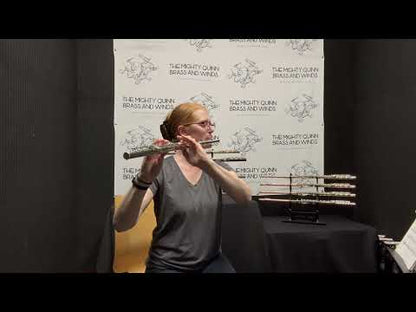 Verne Q. Powell Handmade Flute with Soldered Tone Holes, B and C Footjoints