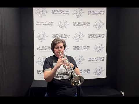 S.E. Shires Q12GRS Professional Bb Trumpet in Silver Plate