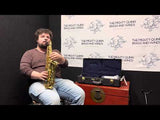 Yamaha Model YAS-82ZIIU  'Custom Z' Alto Saxophone in Unlacquered Finish BRAND NEW