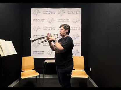 Adams Model A2 Custom Series Professional Bb Trumpet in Silver Plate