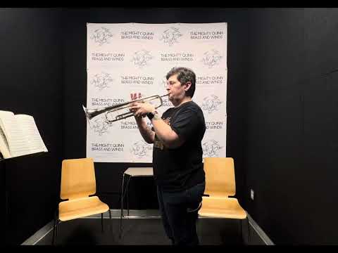Adams Model A2 Custom Series Professional Bb Trumpet in Silver Plate