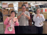Yamaha Model YTR-6335FS Professional Herald Trumpet in Silver Plate BRAND NEW
