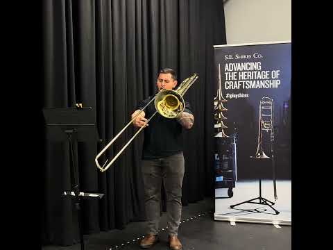 S.E. Shires Model Q38YR Q-Series Contrabass Trombone with Rotax Valves