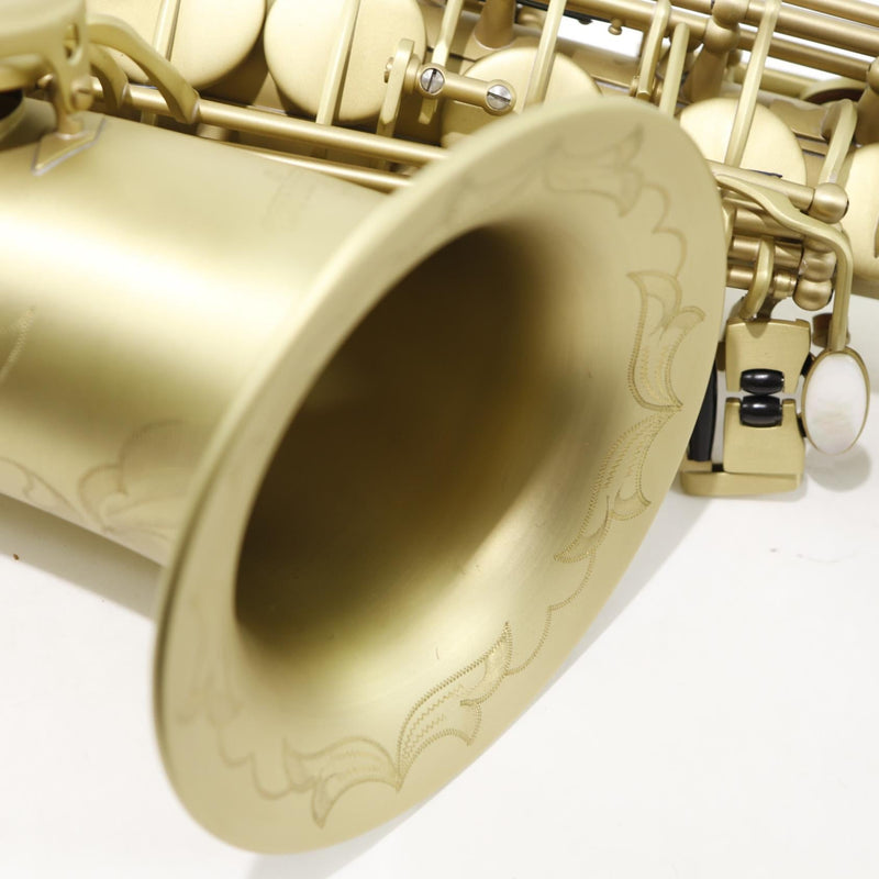 Antigua Winds Model AS4248CB 'Powerbell' Alto Saxophone in Classic Brass Finish BRAND NEW- for sale at BrassAndWinds.com