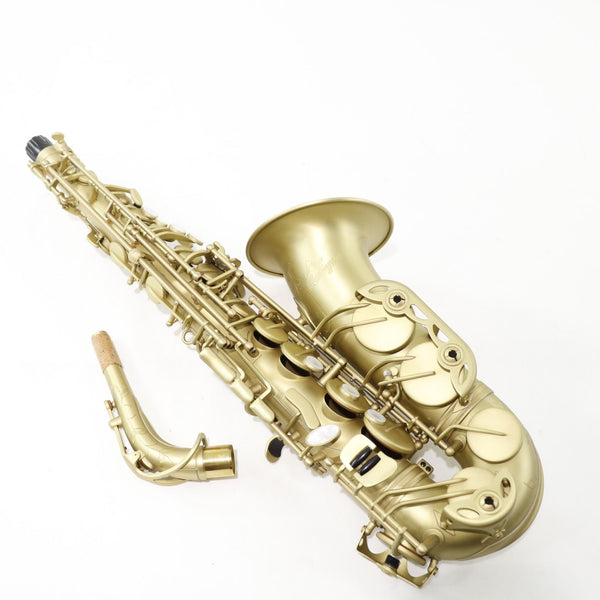 Antigua Winds Model AS4248CB 'Powerbell' Alto Saxophone in Classic Brass Finish BRAND NEW- for sale at BrassAndWinds.com