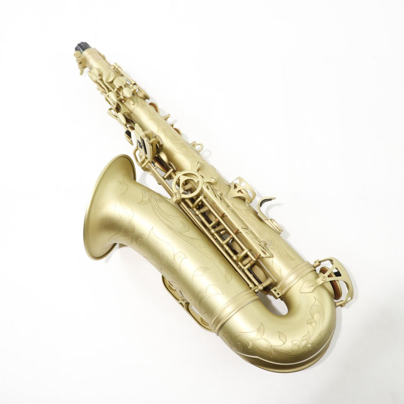 Antigua Winds Model AS4248CB 'Powerbell' Alto Saxophone in Classic Brass Finish BRAND NEW- for sale at BrassAndWinds.com