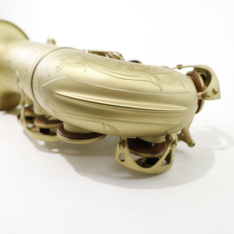 Antigua Winds Model AS4248CB 'Powerbell' Alto Saxophone in Classic Brass Finish BRAND NEW- for sale at BrassAndWinds.com
