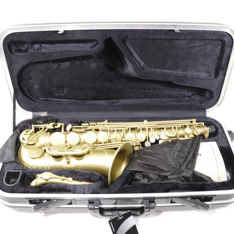 Antigua Winds Model AS4248CB 'Powerbell' Alto Saxophone in Classic Brass Finish BRAND NEW- for sale at BrassAndWinds.com