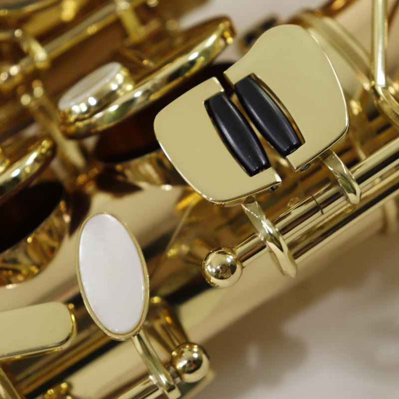 Antigua Winds Model AS4248RLQ 'Powerbell' Alto Saxophone with Red Brass Body BRAND NEW- for sale at BrassAndWinds.com