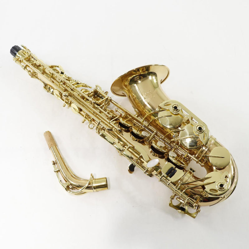 Antigua Winds Model AS4248RLQ 'Powerbell' Alto Saxophone with Red Brass Body BRAND NEW- for sale at BrassAndWinds.com