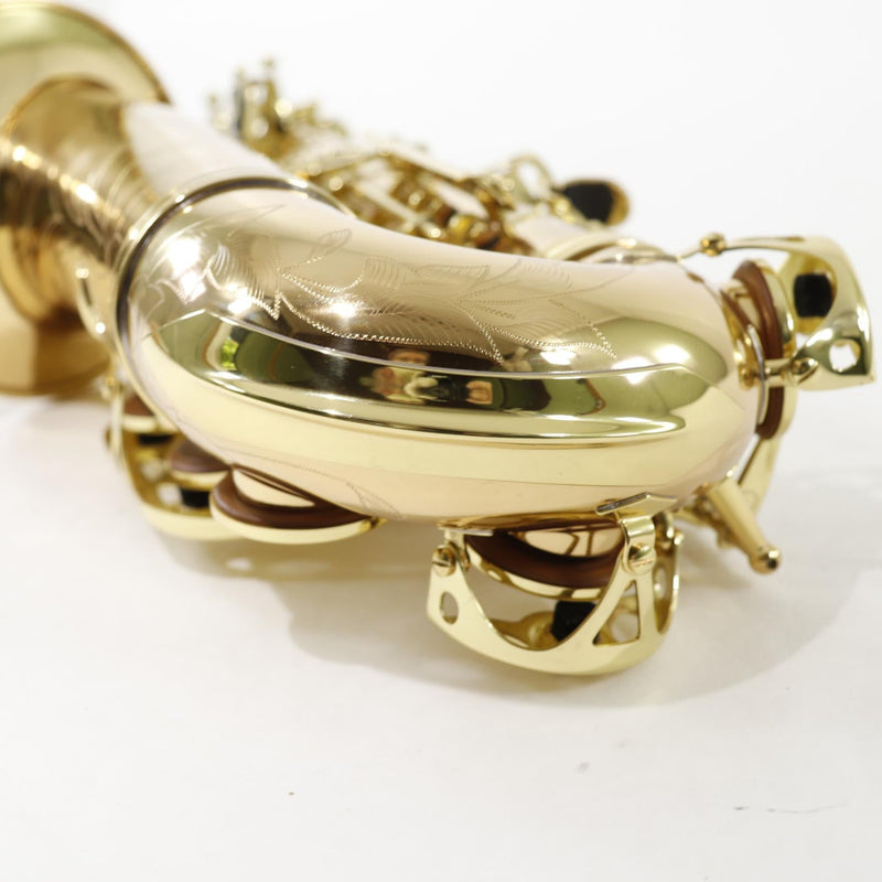 Antigua Winds Model AS4248RLQ 'Powerbell' Alto Saxophone with Red Brass Body BRAND NEW- for sale at BrassAndWinds.com