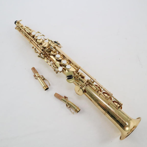 Antigua Winds Model SS3286LQ Soprano Saxophone in Classic Lacquer BRAND NEW- for sale at BrassAndWinds.com