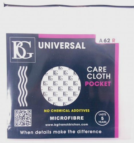 BG Model A62R Microfiber Universal Care Cloth - Round Pocket Version (12cm diameter)- for sale at BrassAndWinds.com