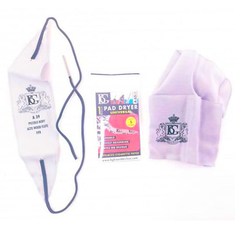 BG Model P7 Pro Pack for Piccolo (Care Cloth, Body Swab and Pad Dryer)- for sale at BrassAndWinds.com